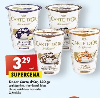 Biedronka Deser śmietankowy black cocoa coconut algida carte d'or les desserts oferta