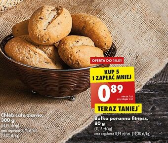 Biedronka Bułka poranna fitness oferta