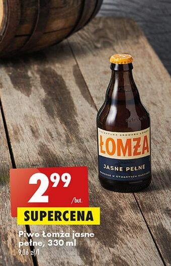 Biedronka Piwo łomża jasne pełne oferta