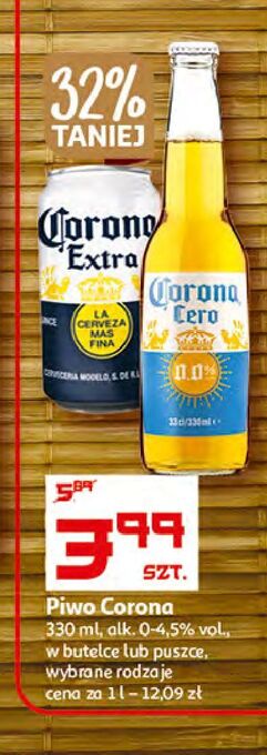Auchan Piwo corona extra oferta
