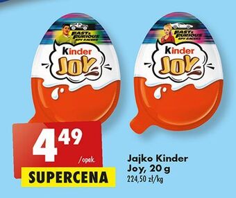 Biedronka Jajko z niespodzianką kinder joy oferta