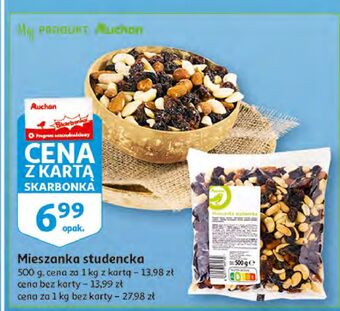 Auchan Mieszanka studencka auchan na co dzień (logo zielone) oferta
