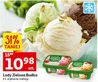 Auchan Lody bakaliowe z kawałkami bakalii zielona budka oferta
