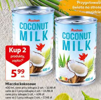 Auchan Mleczko kokosowe auchan oferta