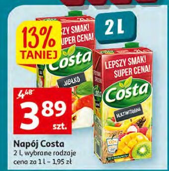 Auchan Napój jabłko costa oferta