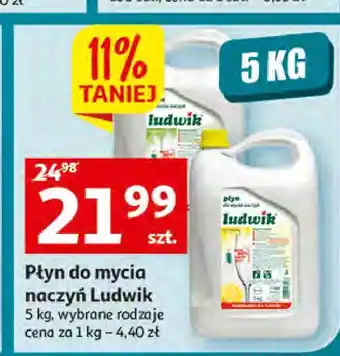 Auchan Płyn do naczyń cytrynowy ludwik oferta