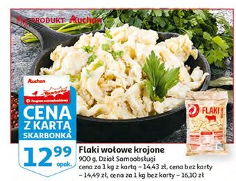 Auchan Flaki wołowe krojone auchan oferta
