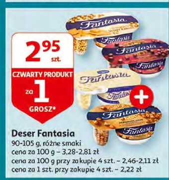 Auchan Jogurt kremowy chrupiący słony karmel danone fantasia oferta