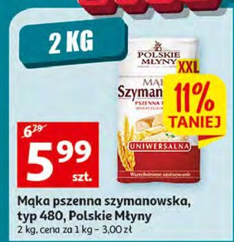 Auchan Mąka szymanowska uniwersalna polskie młyny oferta