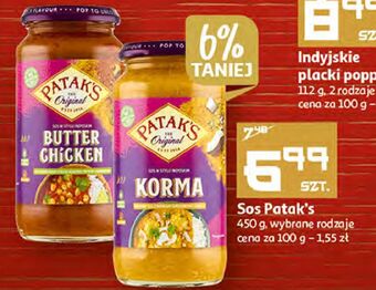 Auchan Sos pomidorowy butter chicken patak's oferta