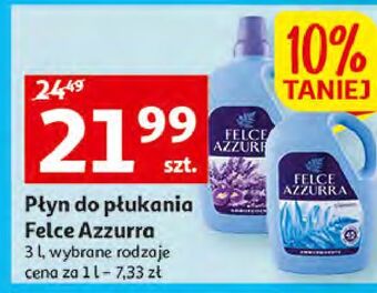 Auchan Płyn do płukania tkanin levender & iris felce azzurra oferta