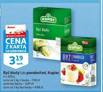 Auchan Ryż biały długoziarnisty kupiec oferta