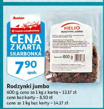 Auchan Rodzynki jumbo helio oferta