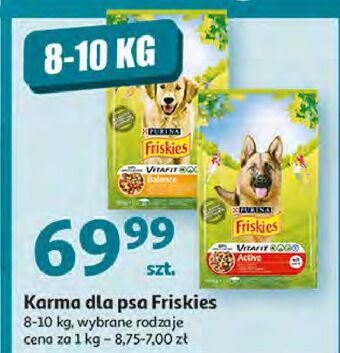 Auchan Karma dla psa active friskies vitafit oferta