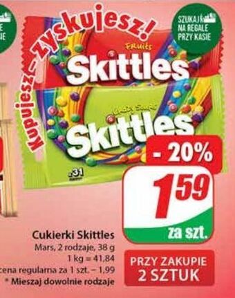 Cukierki fruits skittles