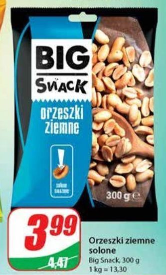 Dino Orzechy ziemne smażone solone big snack oferta