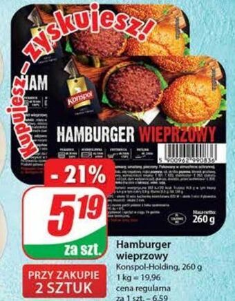 Dino Hamburger wieprzowy konspol oferta