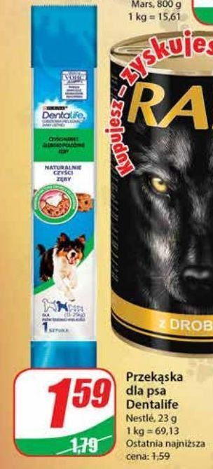 Dino Przekąska dla psa purina dentalife oferta