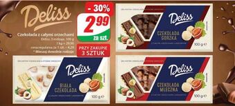 Dino Czekolada mleczna z całymi orzechami laskowymi deliss oferta