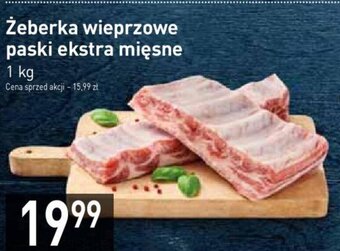 Stokrotka Żeberka wieprzowe paski ekstra mięsne 1kg oferta