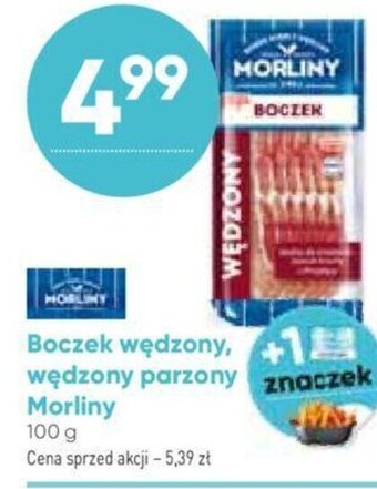 Stokrotka Morliny Boczek wędzony, wędzony parzony 100g oferta