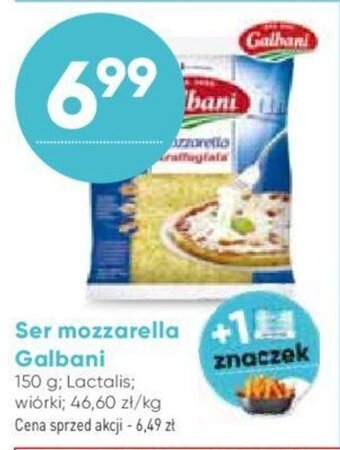 Stokrotka Lactalis Ser mozzarella Galbani 150g oferta