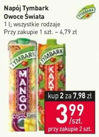 Stokrotka Maspex Napój Tymbark Owoce Świata 1l, wszystkie rodzaje oferta