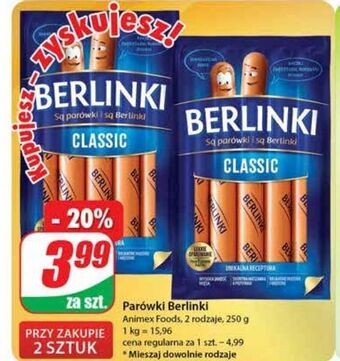 Dino Parówki classic morliny berlinki oferta