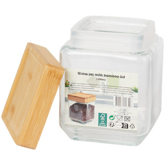 Action Słoik z pokrywką bambusową oferta