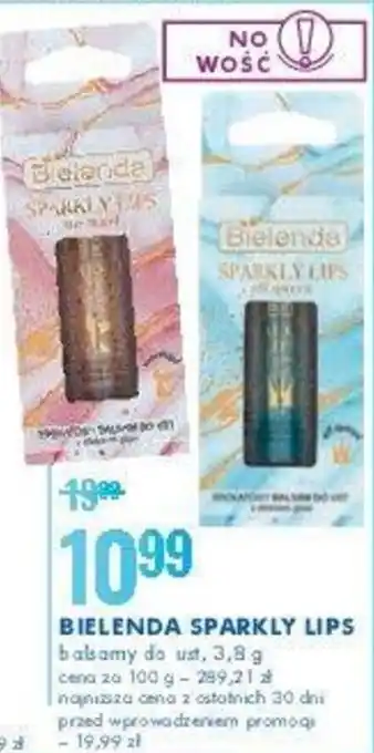 SuperPharm Bielenda Sparkly Lips balsamy do ust 3,8g oferta