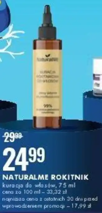 SuperPharm Naturalme Rokitnik kuracja do włosów, 75ml oferta