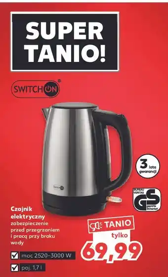 Kaufland Czajnik 1.7 l switch on oferta