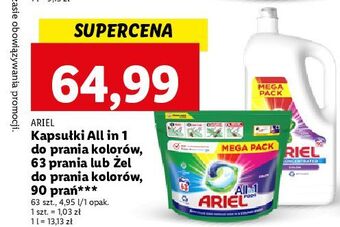Lidl Płyn do prania color ariel professional oferta