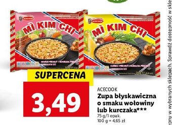 Lidl Zupa z kurczakiem dodatkiem kimchi acecook oferta