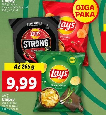Lidl Chipsy zielona cebulka lay's oferta