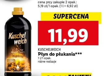 Lidl Płyn do płukania seduction kuschelweich luxury moments oferta