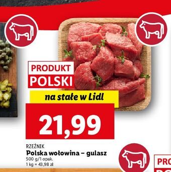 Lidl Gulasz wołowy rzeźnik codzienna dostawa oferta