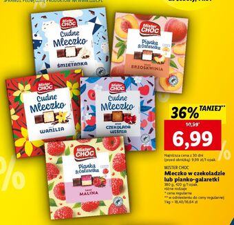 Lidl Mleczko waniliowe mister choc oferta