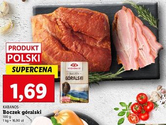 Lidl Boczek góralski kabanos oferta