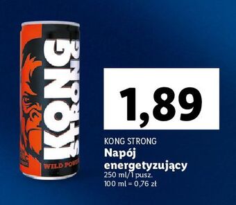 Lidl Napój energetyczny urban classic kong strong wild power oferta