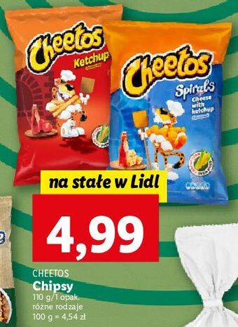Lidl Chrupki ketchup cheetos oferta