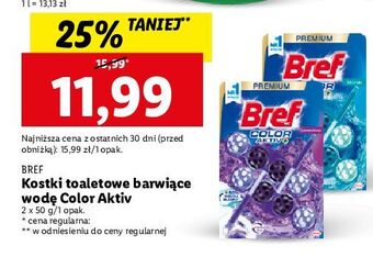Lidl Zawieszka do wc eukaliptus bref color aktiv (wcześniej blue active) oferta