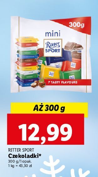 Lidl Czekolady mini ritter sport oferta