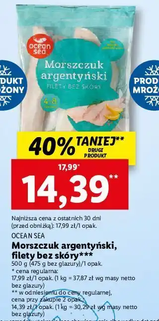 Lidl Filet z morszczuka argentyńskiego oceansea oferta