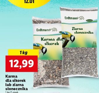 Lidl Ziarna słonecznika erdtmann's oferta