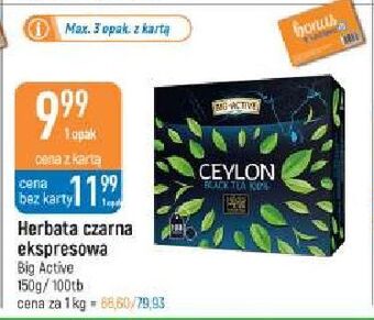 E.Leclerc Herbata big-active black tea 100% oferta