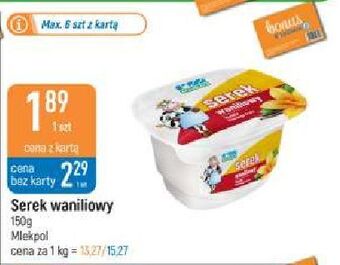 E.Leclerc Serek waniliowy rolmlecz oferta