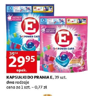 Auchan Kapsułki do prania orchidea & olejek makadamia e 3+1 power caps oferta