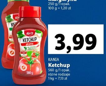 Lidl Ketchup łagodny kania oferta