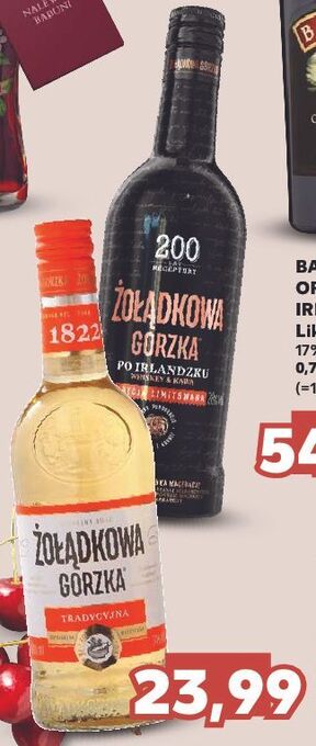 Kaufland Wódka żołądkowa gorzka tradycyjna oferta